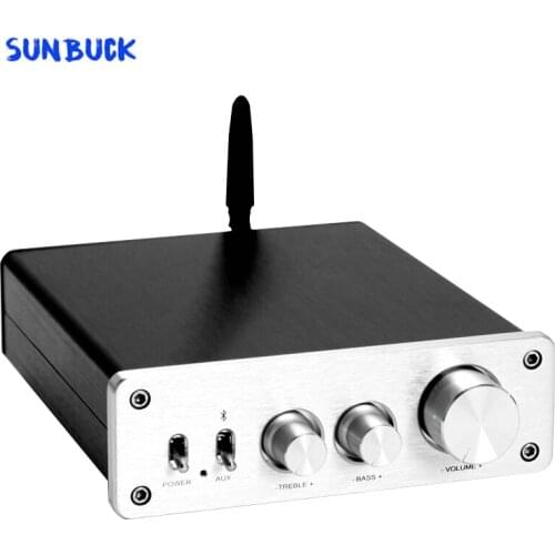 Sunbuck QCC3034 Bluetooth 5.0 300W+300W 2.0 Class D Stereo TPA3255 Digital Power Amplifier