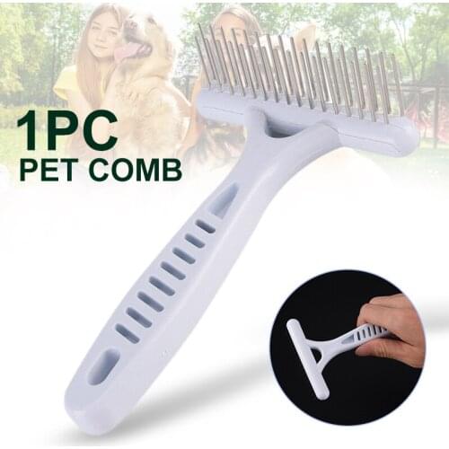 Pet Dog Cat Long Thick Hair Shedding Remove Grooming Rake Comb Brush Remove Cat Dog Brush Grooming Tools Pet Supplies