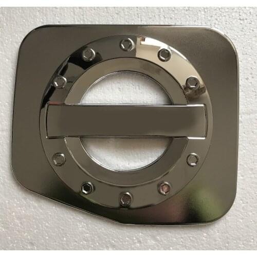 For TOYOTA FORTUNER 2013 fuel tank decorative chrome design gas tank cover for toyota fortuner 2012 2013 2014 car styling