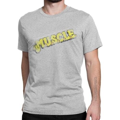 Leisure Muscle Toys Wrestlers 80s T-Shirt For Men Round Neck Cotton T Shirts Classic Short Sleeve Tee Shirt New Arrival Tops