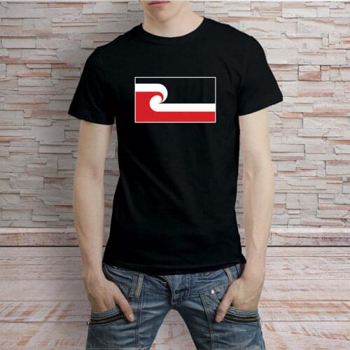 Maori New Zealand Flag T-Shirt MenS Tee New Fashion Cool Cross Casual T Shirts Fit Fashion Summer Paried Beer Funny T Shirts