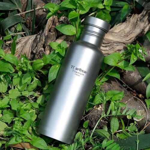 Tiartisan 750ml Sports Bottle Travel Mug Pure Titanium Perfect for Outdoor Sports Camping Hiking Cycling Fitness Ta8389