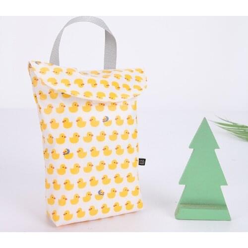 Multifunctional Baby Diaper Organizer Reusable Waterproof Fashion Prints Wet/Dry Bag Mummy Storage Bag Travel Nappy Bag
