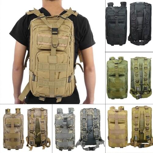 Multifunctional Tactical Army Military Assault Rucksack Outdoor Sports Camo Bag Backpack Hiking Climbing Travel Back Pack
