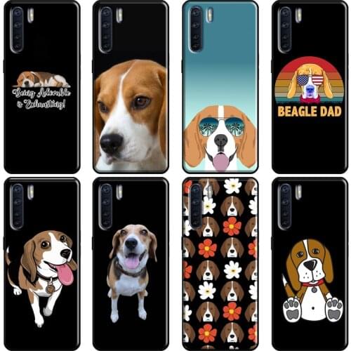 Beagle Dog cute Soft For OPPO F5 F7 A52 A72 A1K A5S A15 A83 A91 A31 A53 A9 A5 2020 Reno 4 Pro 2Z Cover