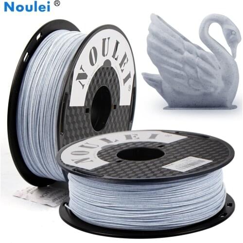 Noulei 3d Printer Filament PLA Marble 1.75mm 1KG Printing Material Rock Texture for Printer