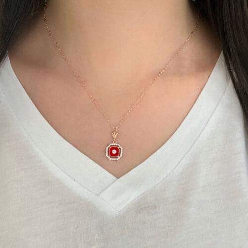 NEW Trendy 925 Silver Necklace Turkish Jewelry Birthday Gift Zircon Fashion Necklace For Women Minimalist Style Luxury Designer