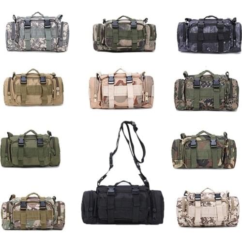 3L Outdoor Climbing Bags Waterproof Waist Bag Military Tactical Oxford Molle Camping Pack Hiking Waist Bags 3P Chest Bag Gear