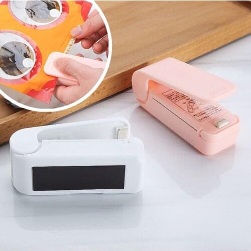 Bag Heat Sealer Portable Mini Sealing Machine Handy Sealers for Food Snack Plastic Package Storage Bag Sealers Kitchen Gadgets