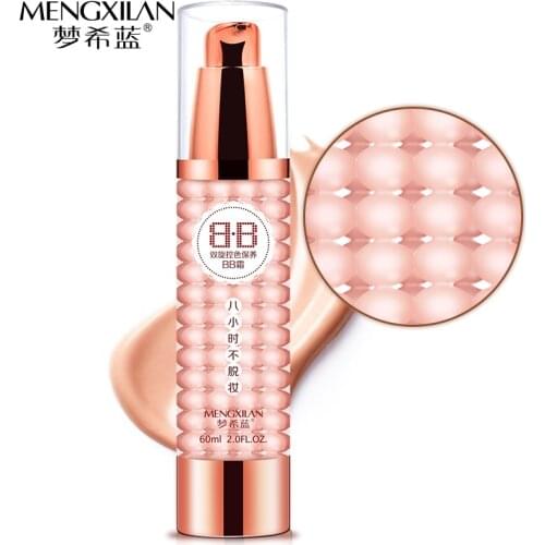 MENGXILAN Air Cushion Watery BB Cream Concealer Moisturizing Foundation Makeup Bare Whitening Face Beauty Makeup CC creme