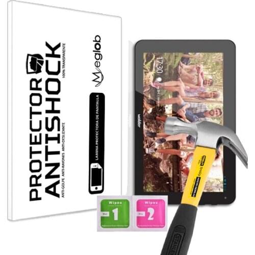 Screen protector Anti-Shock Anti-scratch Anti-Shatter compatible with Tablet Wolder miTab Vermont