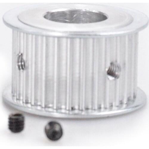 24Teeth Timing Pulley HTD3M 5/6/8/10/12mm Bore, Gear Pulley 3mm Pitch, 11/16mm Belt Width, Aluminum Alloy Synchronous Timing