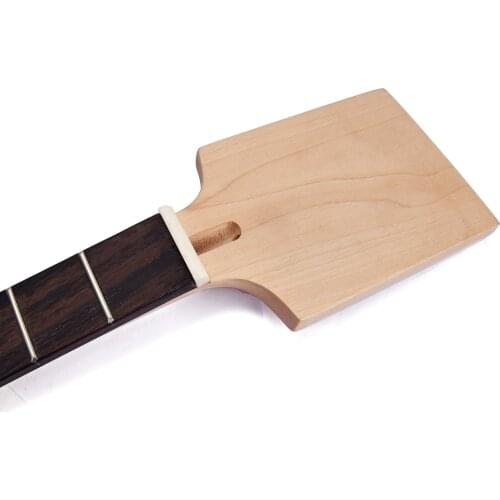 1 Set 3 String Cigar Box Guitar Neck Fingerboard with Bridge Machine Heads Strap Lock Luthier Tool