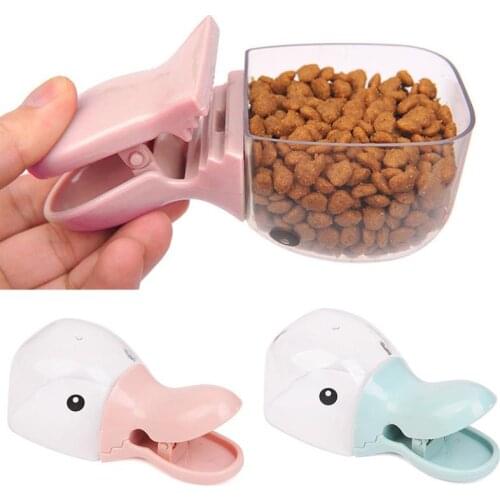 1Pc Cute Cartoon Pet Food Scoop Plastic Duckbilled Multi-Purpose Cat Dog Food Spoon Durable Pet Food Shovel Feeding Supplies