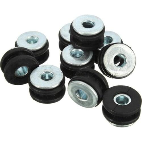 10 PCS Motorcycle Rubber Grommets Bolt Kit Valve Cushion Accessories Engine Parts Motorcycle Accessories