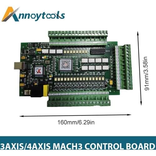 MACH3 3axis/4 axis USB Interface Drive-free control board Motion Control Card for CNC engraving machine Milling