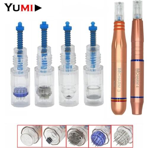 50pcs 9mm 9 12 36 Pin 3D Micro Nano Round Tatu Piercing Needle Cartridge For Charmant Artmex Tattoo & Body Art Microblading