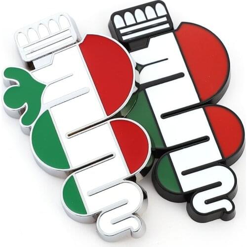 Car Sticker Emblem Badge Front Hood Grille Decals for Alfa Romeo 159 147 156 166 Mito GT Spider Giulietta Stelvio Brera Styling
