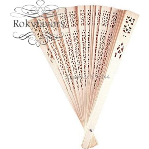 FREE SHIPPING 40PCS Wood Fans Favores de Mariage Bridal Shower Souvenirs Party Supplies Events Decoration Gifts Ideas