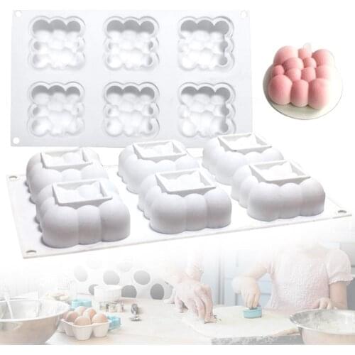 Eco-friendly Cake Mold Silicone Molds cake decorating Cloud Shape Dessert Mousse Chocolate mould Baking Form Moulds Cake Tools