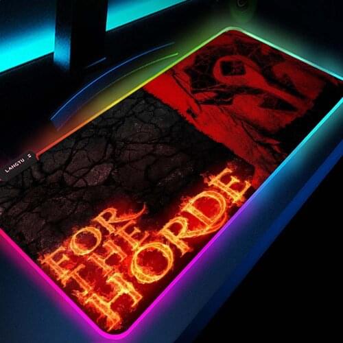 Horde Laptop Pad Gaming Room Accessories Mat on Desk Mouse Pads Gaming Keyboards Gamer Girl Extended Pad Led Rgb Rug Gloway Pads