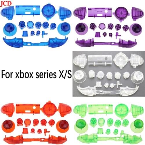 JCD 1 Set Bumpers Triggers Replacement D-Pad LB RB LT RT Buttons Kit For Xbox Series X/S Controller
