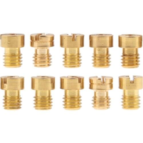 20x Motorcycle Carburetor Main Jet Set 108 110 112 114 115 116 118 120 122 124 Size - M5 5mm Thread