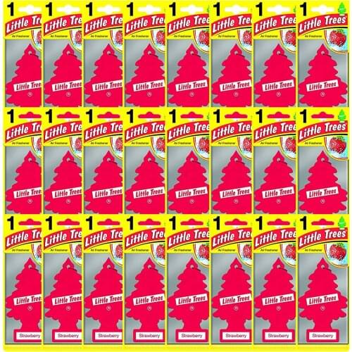 Little Trees Strawberry Çilek Aromalı Oto Kokusu 24 Adet