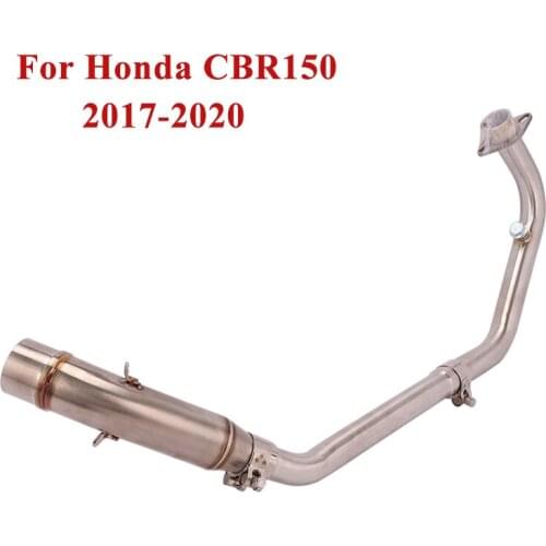 Motorcycle Modified System Exhaust Front Link Pipe 51mm Diameter for Honda CBR150 2017 2018 2019 2020
