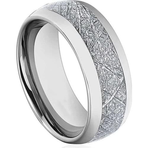 8mm Men Rings Stainless Steel Simple Rings Wedding Band Shine Rings For Men Jewelry Anniversary Party Gift Free Shipping