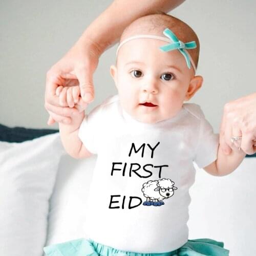 My First Eid Newborn Girl Jumpsuit for Kids Baby Boy Clothes Childrens Clothing Bodysuit for Newborns Clothes body bebé