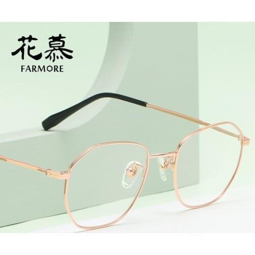 New type of spectacles with large face alloy frame