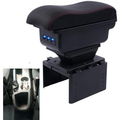 For FORD FOCUS C MAX armrest box central Store content Storage box Seat armrest box with cup holder ashtrayinterface car parts