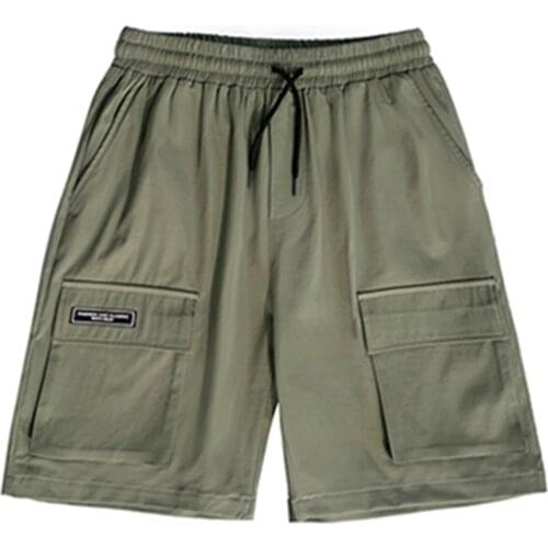 Hip Hop Cargo Shorts Streetwear Joggers Pockets Baggy Pants Mens Big Pocket Shorts 2021 Summer Casual Short Oversized