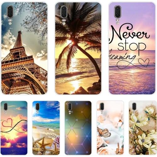 Silicone Case for Huawei P20 Lite 5.84" Case P20 Pro Phone for Huawei P20 P 20 Coque Back Cover Protective Shell Clear TPU Coque
