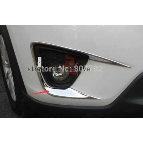 Special decoration ABS Car fog lamp lights cover Auto car Accessories for Mazda CX5 CX-5 2013 2014
