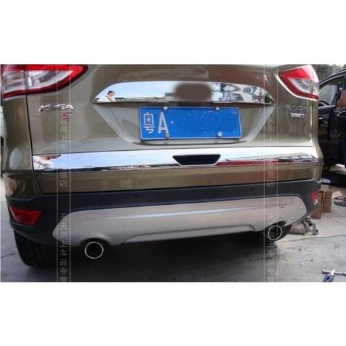 Car styling Rear Trunk molding Lid Cover trim Chrome for FORD Escape / KUGA 2013