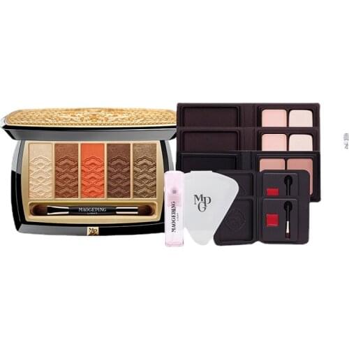 TT Maogeping Guangyun Series Five-Color Eye Shadow Plate Earth Color Pink Fine