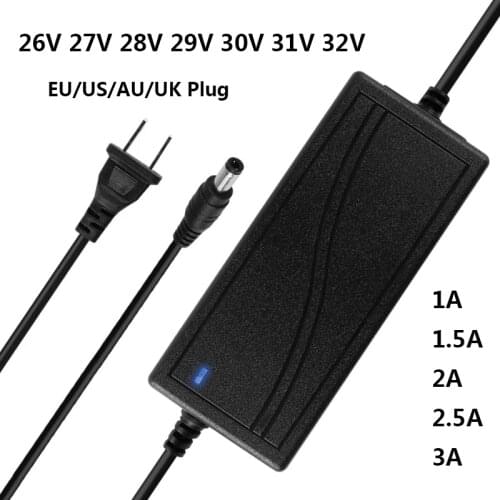 29V 2A AC DC Adapter Universal Power Supply Converter 2000mA 220V To 29 V Volt Adaptor EU US AU UK Plug Adaptador 5.5*2.5mm