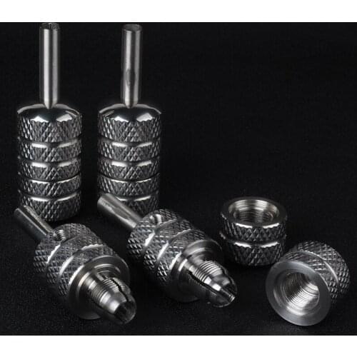 YILONG 1pcs Hot Sale 25mm Knurled Twist Self-Lock Aluminum Alloy Tattoo Grips For Tattoo Machine Gun Free Shipping