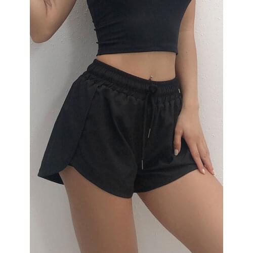 Ladies Sports Shorts Running Yoga Fitness Pants Moisture Wicking and Quick-Drying Bottoms