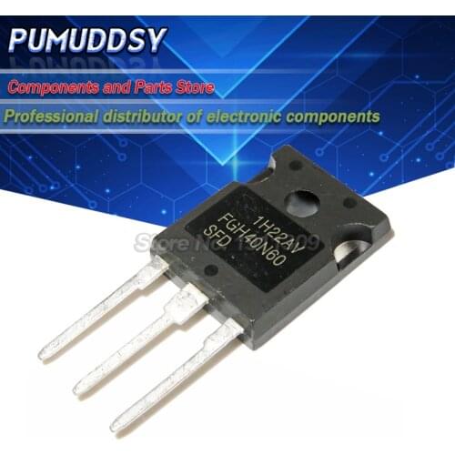10PCS FGH40N60SFD FGH40N60 40N60 IGBT TO247 600V 40A 100% quality assurance