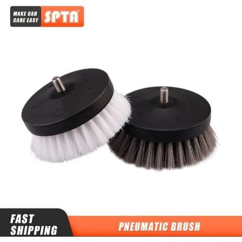 SPTA Electric Drill Brush Cleaning Brush Car Washing Special Brush Head For DA Polisher/12V Micro Cordless Swirl Killer Polisher