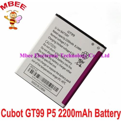 2200mAh For Cubot GT99 P5 Battery Batterie Bateria Batterij Accumulator AKKU PIL Cell Phone Battery