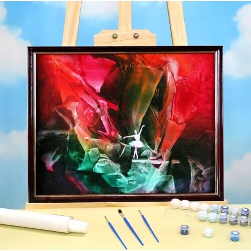 Abstract Opera Coloring By Numbers Painting Complete Kit Acrylic Paints 50*70 Canvas Pictures Handmade Crafts Handicraft