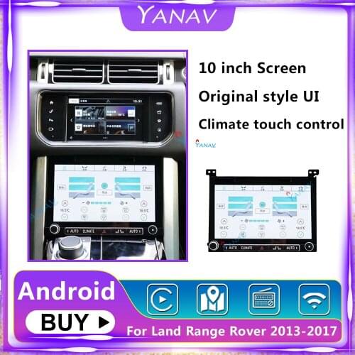 Auto Stereo Climate Board A/C Panel For Land Range Rover Executive Vogue 2013-2017 Air Conditioning Control Touch LCD HD Screen