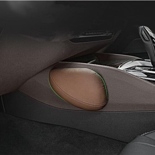 Car Styling Leather Leg Cushion Knee Pad Thigh Support Pillow Accessories for BMW 1 2 3 4 5 7 Series F30 F10 F15 F16 E90 E60 F25