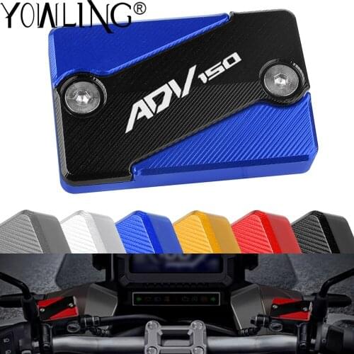 For HONDA ADV150 ADV 150 ADV-150 2019-2020 CNC Aluminum Motorcycle Accessories DIRT BIKE Front Brake Fluid Reservoir Caps Covers