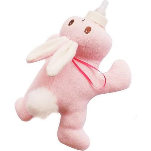 Baby Feeding Bottle Plush Pouch Covers Nursing Keep Milk Warmmer Holder Case