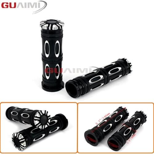For Harley Throttle by Wire Touring Tri-Glide 2008-2012 2013 2014 2015 2016 2017 Motorcycle 1" CNC Handlebar Hand Grips